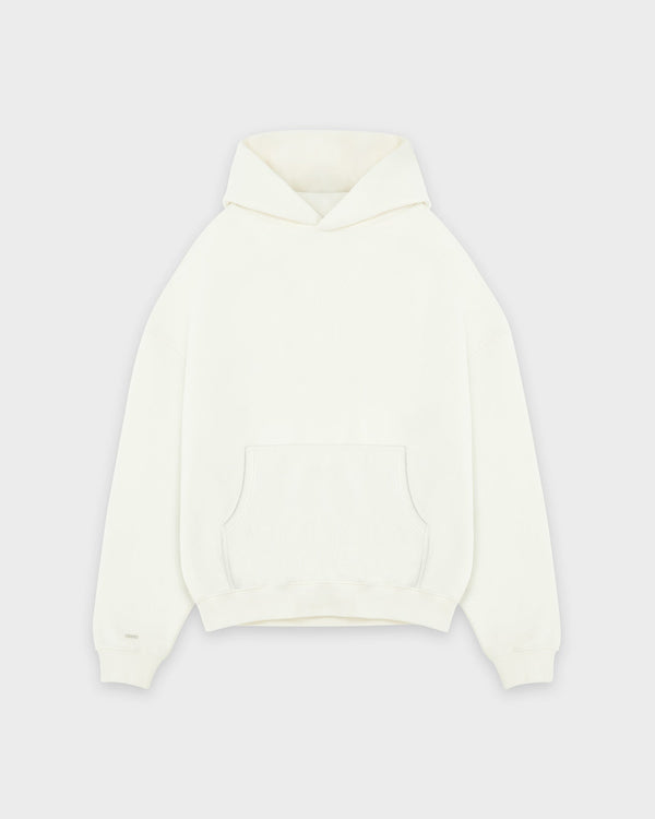 Heavy Off White Basic Hoodie