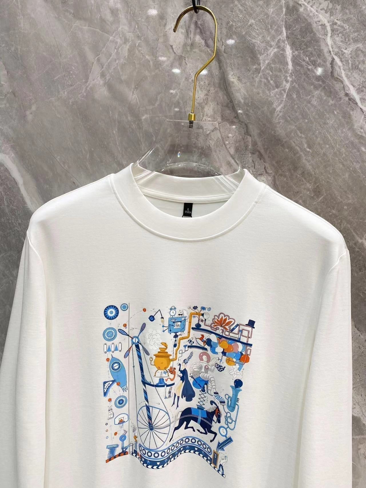 printed sweatshirt
