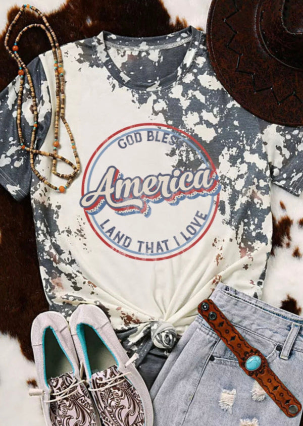 God Bless America tee