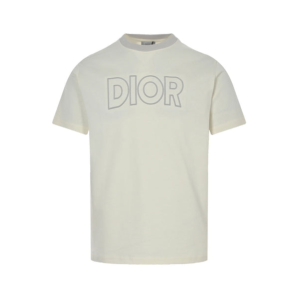 letter embroidered short sleeves