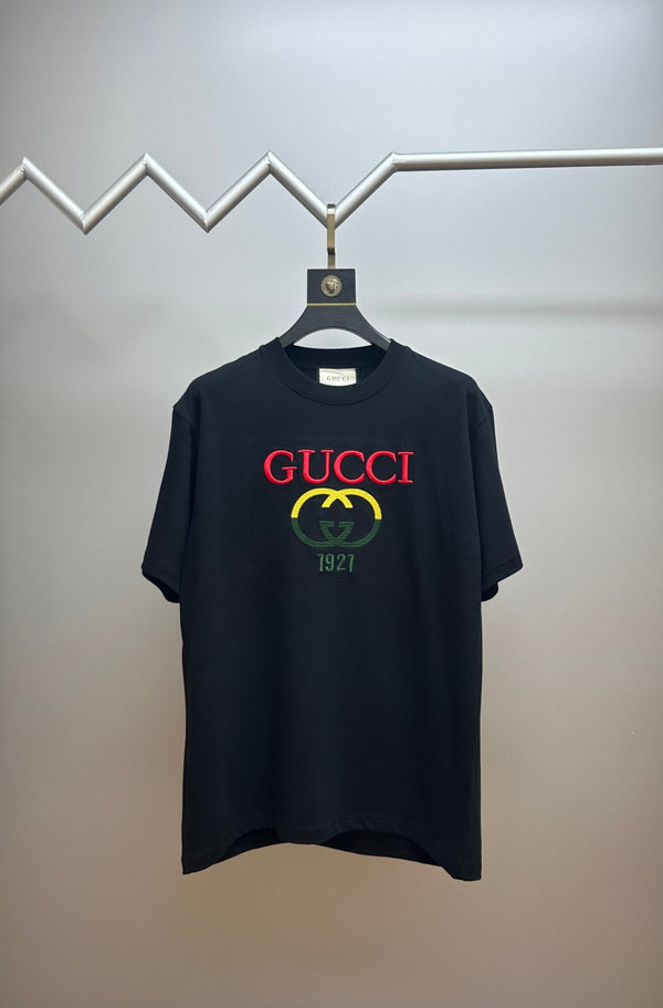 Letter Embroidered T Shirt